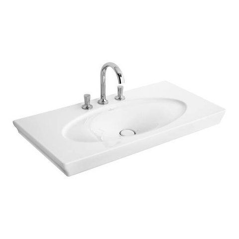Меблевий умивальник VILLEROY & BOCH LA BELLE, білий/глянсовий, накладний ANTEY-101424 фото