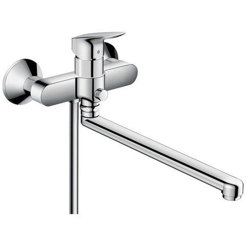 Змішувач для ванни HANSGROHE LOGIS, хром, настінний (53310) ANTEY-53310 фото