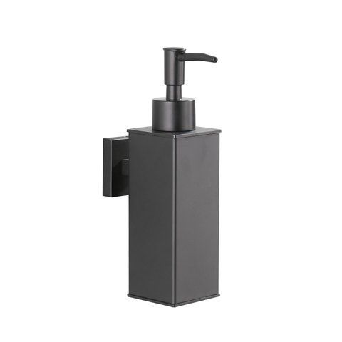 Дозатор для рідкого мила VBI QUADRO BLACK SUP-01-VBI-040216BL фото
