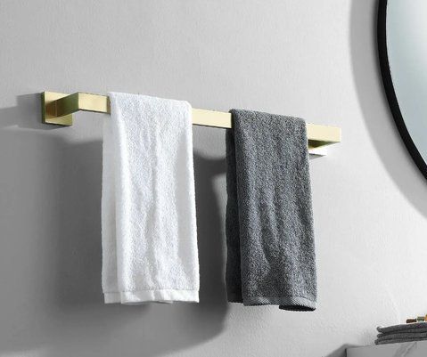 Вішалка одинарна для рушника REA ERLO 01 GOLD SUP-01-REA-06907 фото