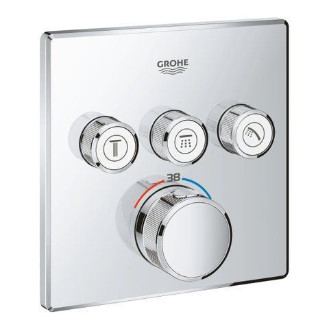 Змішувач для ванни GROHE SMARTCONTROL, хром, прихований монтаж (58526) ANTEY-58526 фото