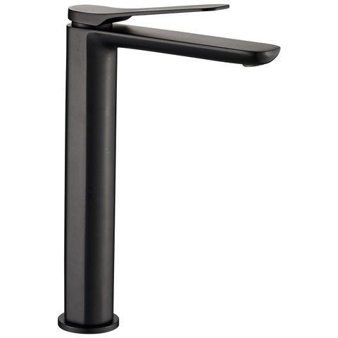 Змішувач для раковини (умивальника) REA CREEK BLACK MAT чорний високий SUP-01-REA-B8404 фото
