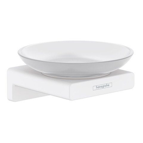 Мильниця HANSGROHE ADDSTORIS, білий/матовий, настінний ANTEY-81489 фото