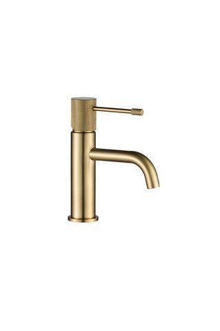 Змішувач для раковини VBI MILANO UNO BRUSHED GOLD низький SUP-01-VBI-050100BG-H01BG фото