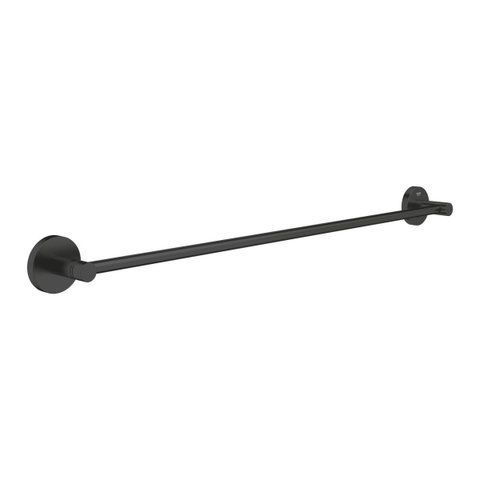 Тримач рушників GROHE ESSENTIALS, чорний/матовий, настінний, 64.5 см ANTEY-96008 фото