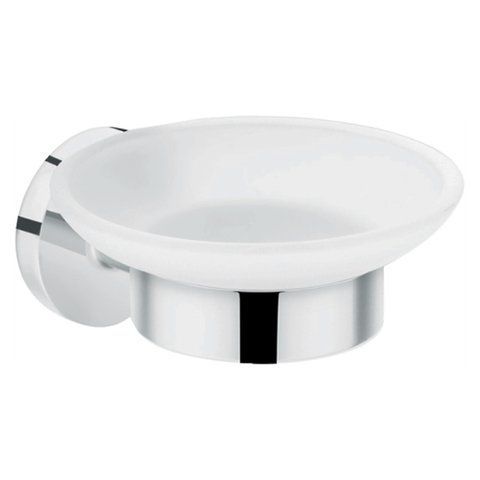 Мильниця HANSGROHE LOGIS, хром/матове скло, настінний ANTEY-61858 фото