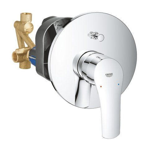 Змішувач для ванни GROHE EUROSMART, хром, прихований монтаж ANTEY-86930 фото