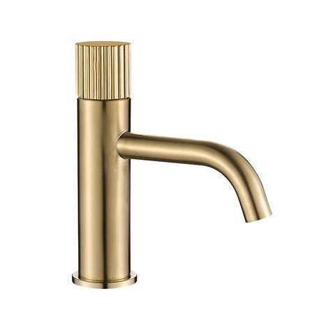 Змішувач для раковини VBI MILANO TRE BRUSHED GOLD низький SUP-01-VBI-050100BG-H03BG фото