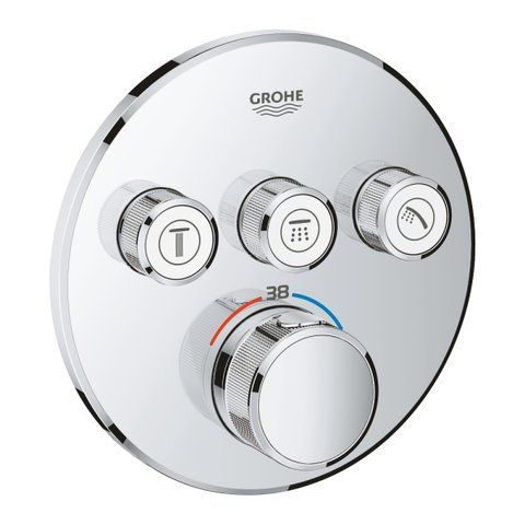 Змішувач для ванни GROHE SMARTCONTROL, хром, прихований монтаж (59808) ANTEY-59808 фото